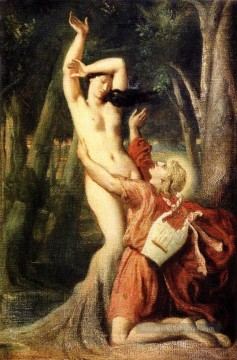 Apollo et Daphne 1845 romantique Théodore Chassériau Nu Peinture à l'huile